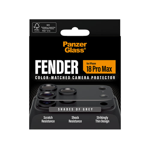 PG Fender Camera Lens Protector Shades of Grey iP18 Pro Max
