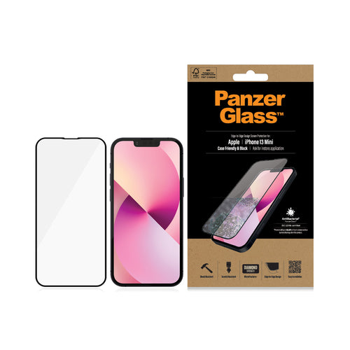 PanzerGlass IPhone 13 Mini, (CF) AB, Black