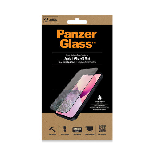PanzerGlass IPhone 13 Mini, (CF) AB, Black