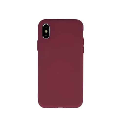 iPhone 13 Pro Silicone Cover Back burgunda