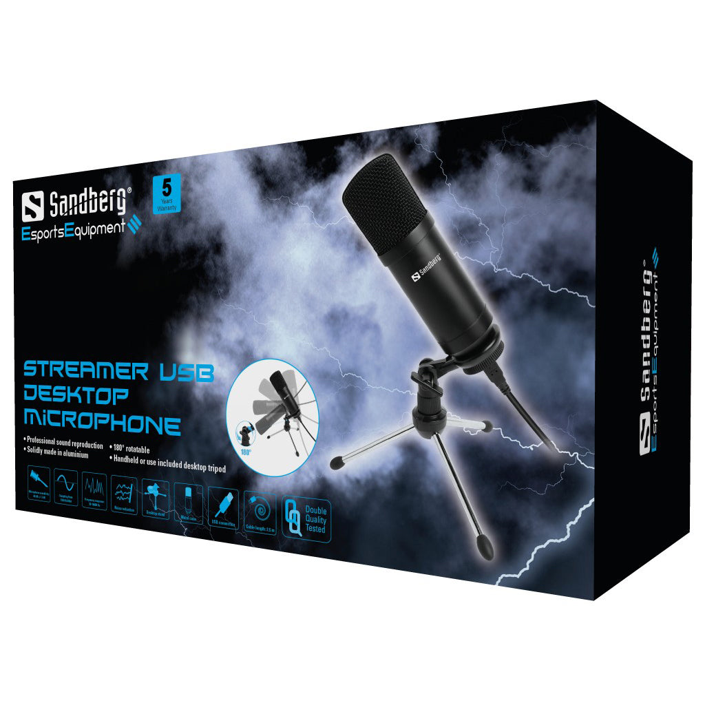 Streamer USB Desk Microphone - billede 3