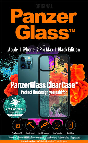 ClearCase iPhone12PM Sort Kant
