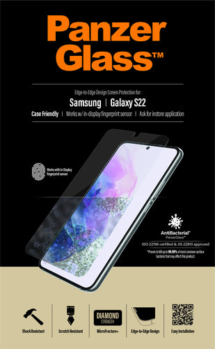 PanzerGlass Samsung Galaxy S22 (CF), Black AB
