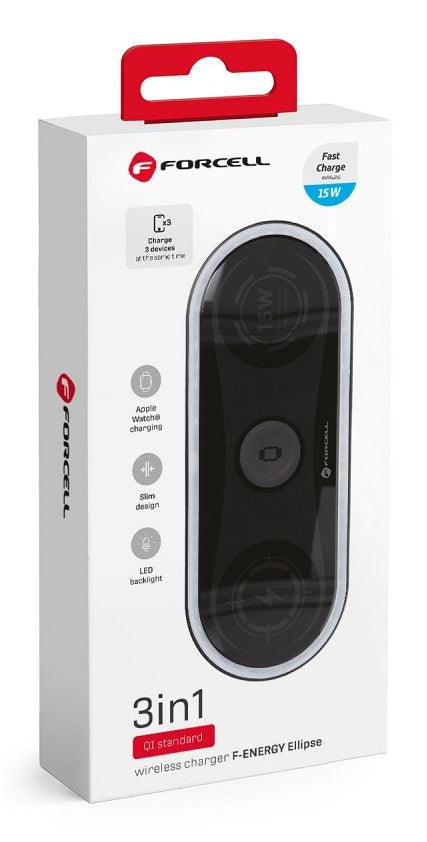 Trådløs oplader 3i1 15W