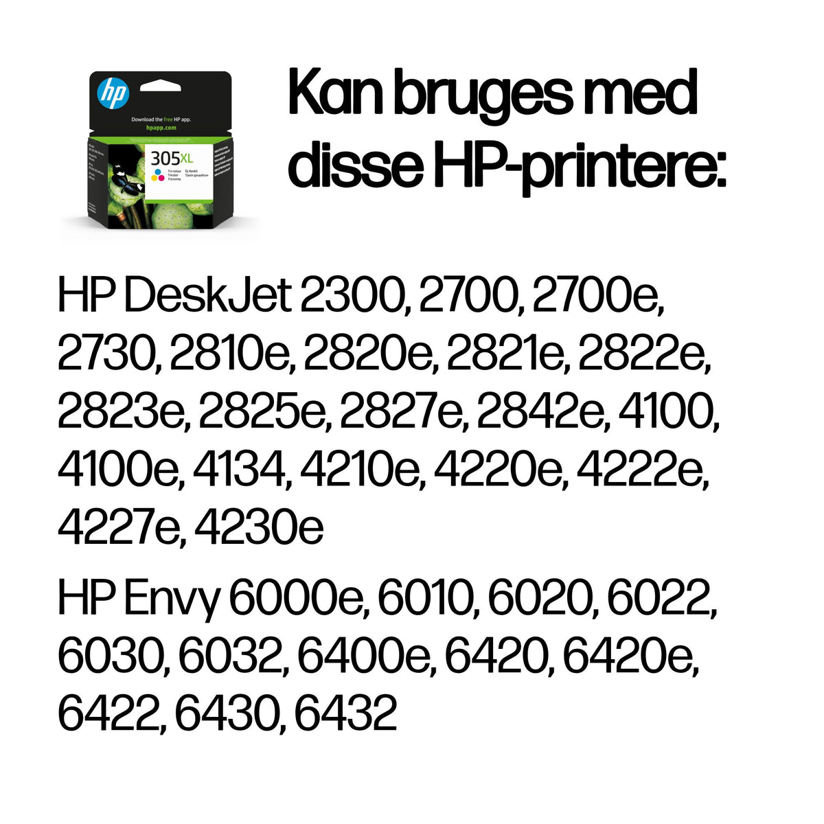 HP 305XL 3-farvet - billede 2