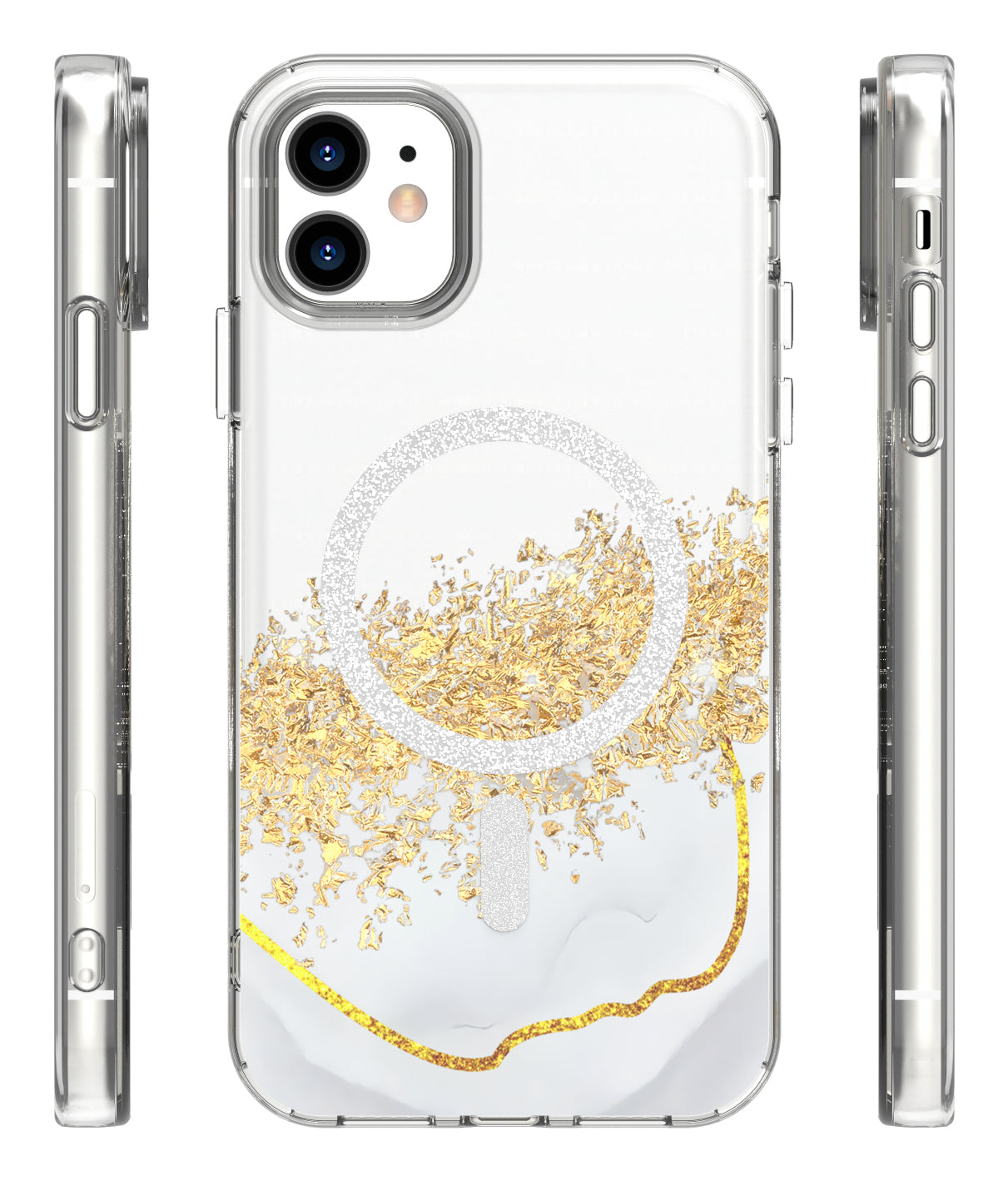 iPhone 11 MagSafe Cover Epoxy Mag – Hvid - billede 2