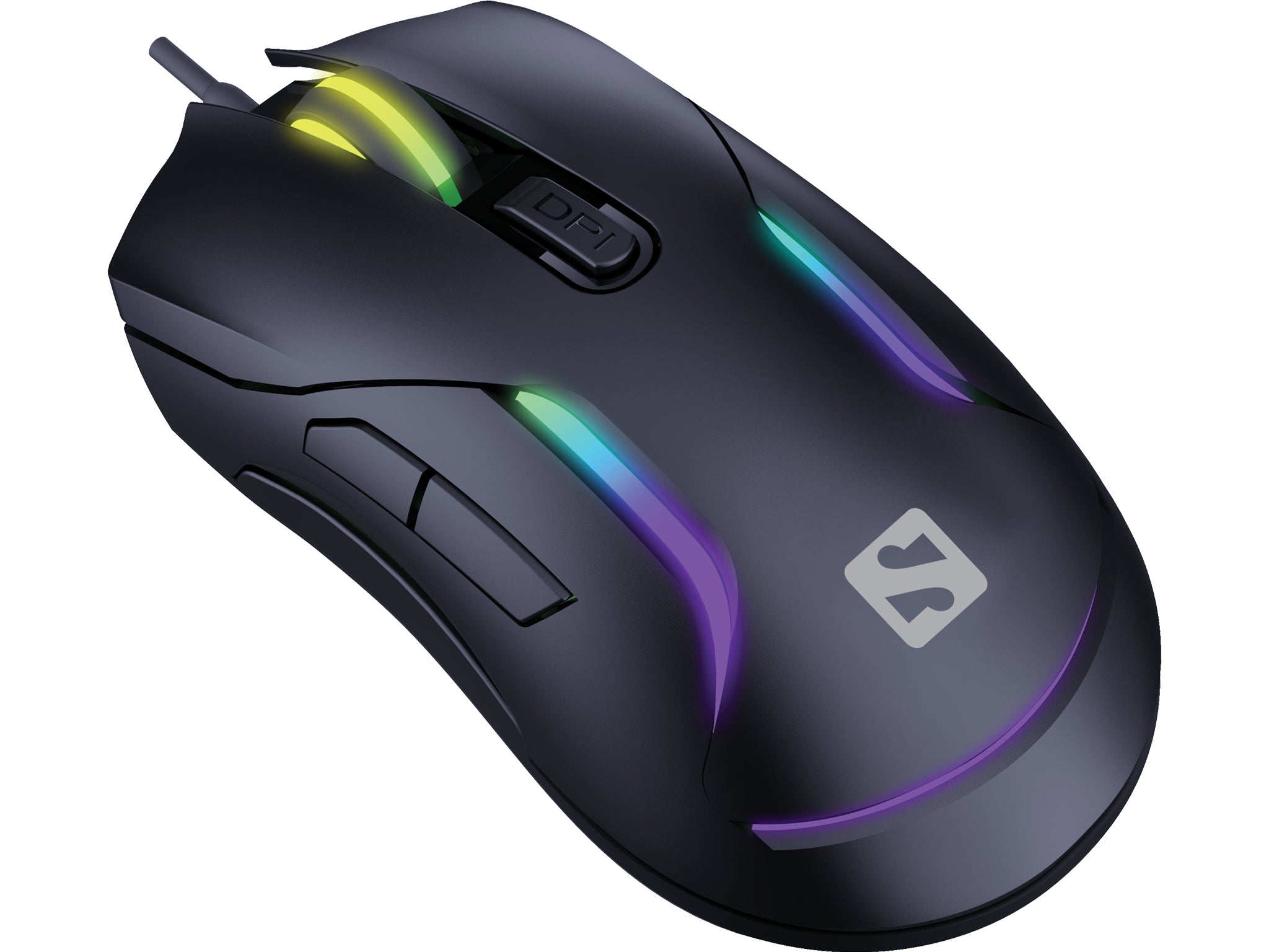 Sandberg LightFlow 6D Gamer Mouse, Black