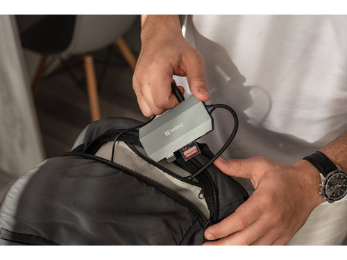 USBC 6-in1 Travel Dock, Alu