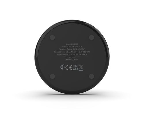 Wireless lader 10W Sort