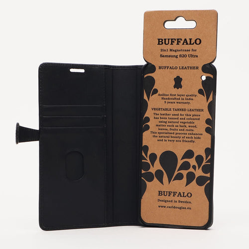 BUFFALO Wallet Sort Læder Samsung S20 Ultra
