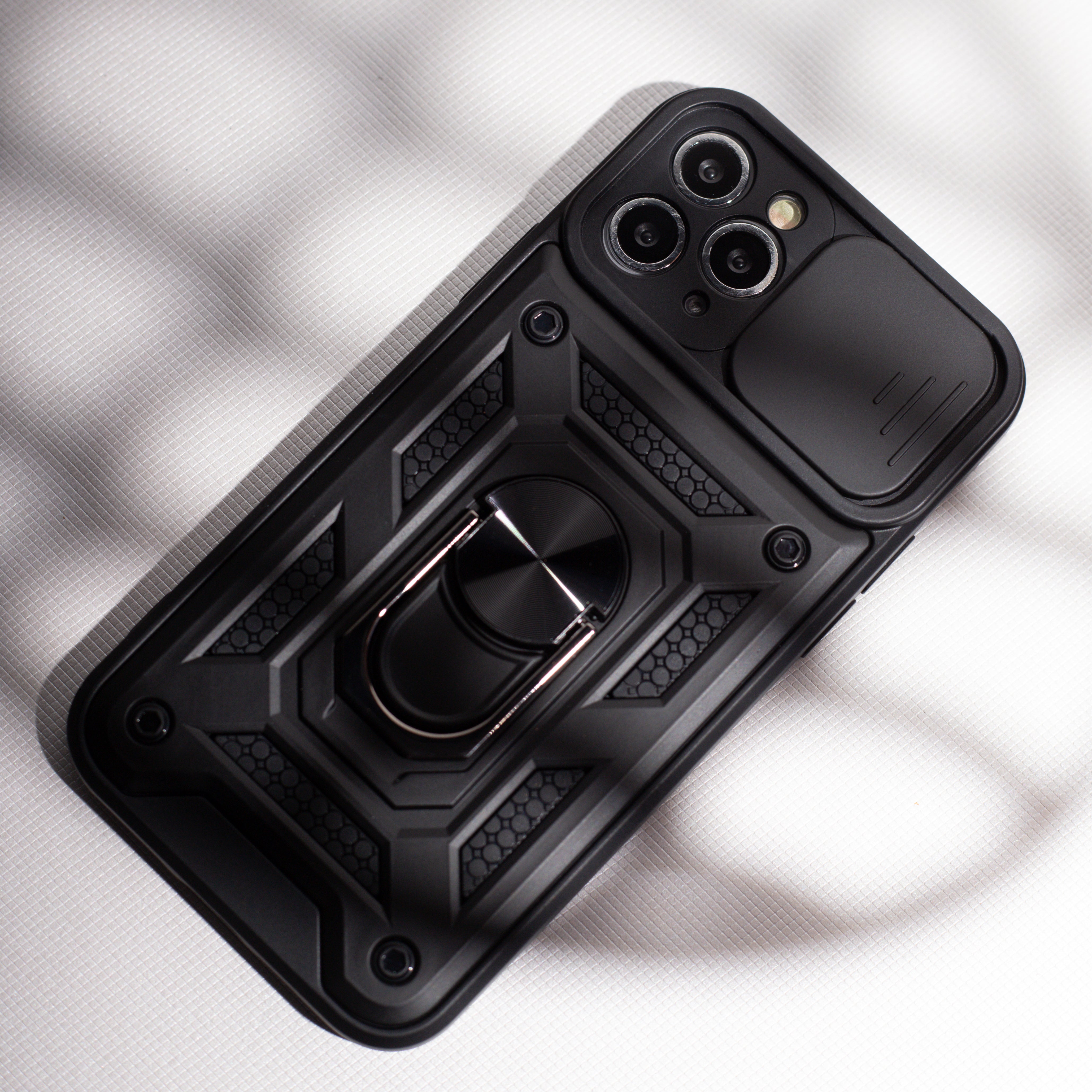iPhone 16e / 17e Cover Defender Slide – Sort - billede 8