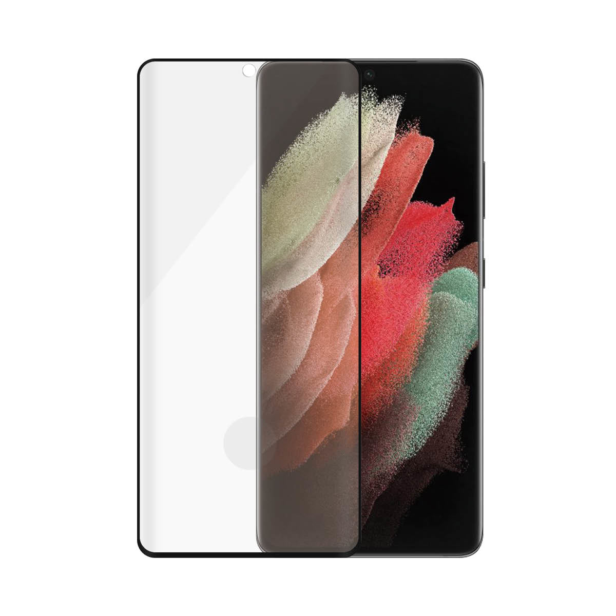 PanzerGlass Galaxy S21 Ultra FP (CF), Black AB [Icecat3Batch 9352e340b2b7d9]
