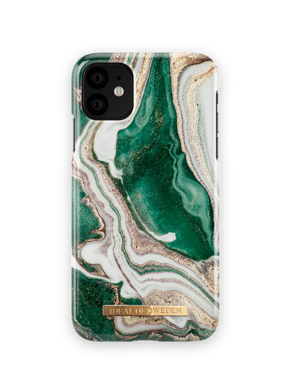 iPhone 11 Marble Golden Jade