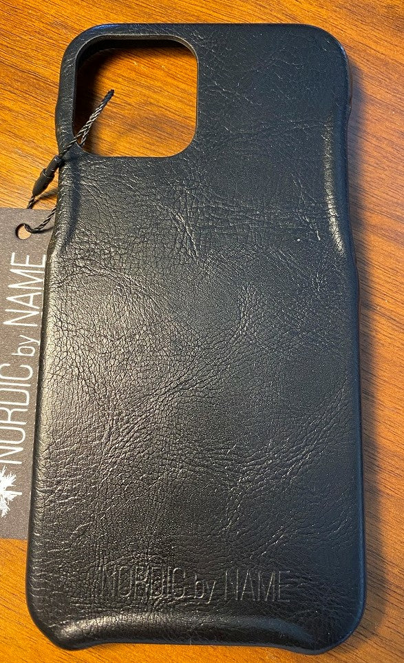 iPhone 11 pro Max Læder Cover – Sort