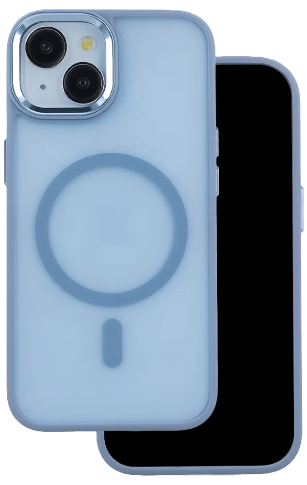 iPhone 14 Pro Cover Frozen Mag Lys – Blå
