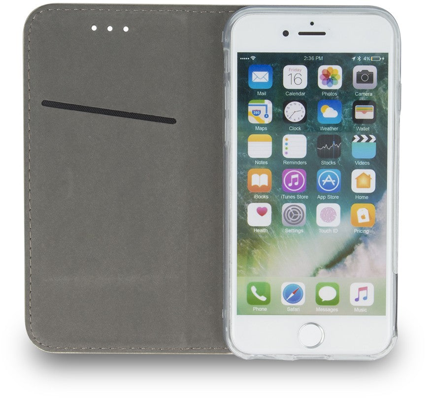 iPhone 16e / 17e Wallet Flip Cover Smart Magnetic – Burgundy