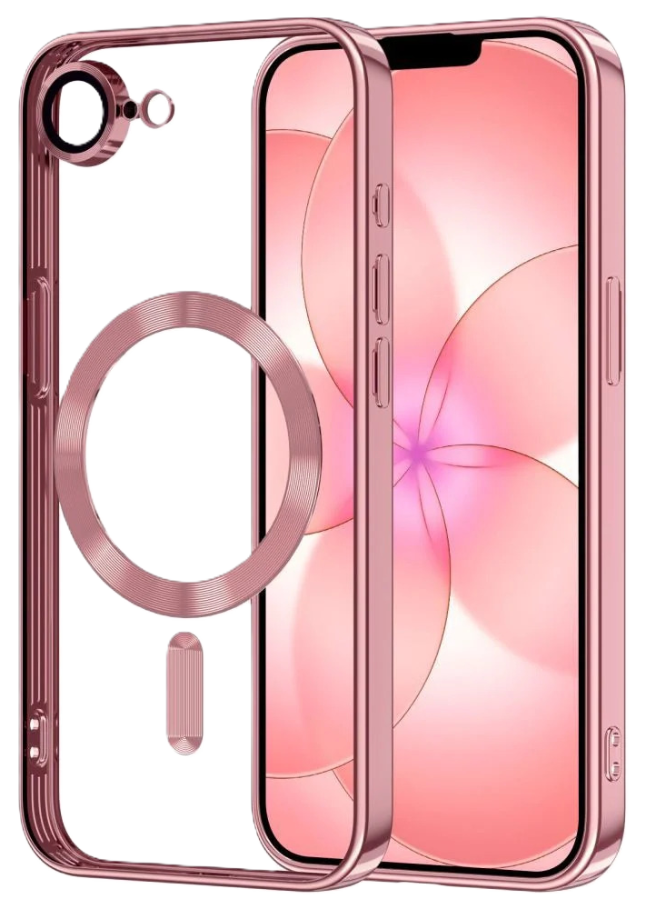 iPhone 16e / 17e MagSafe Cover Color Chrome – Rosegold