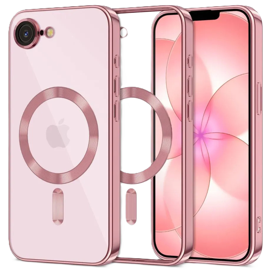 iPhone 16e / 17e MagSafe Cover Color Chrome – Rosegold