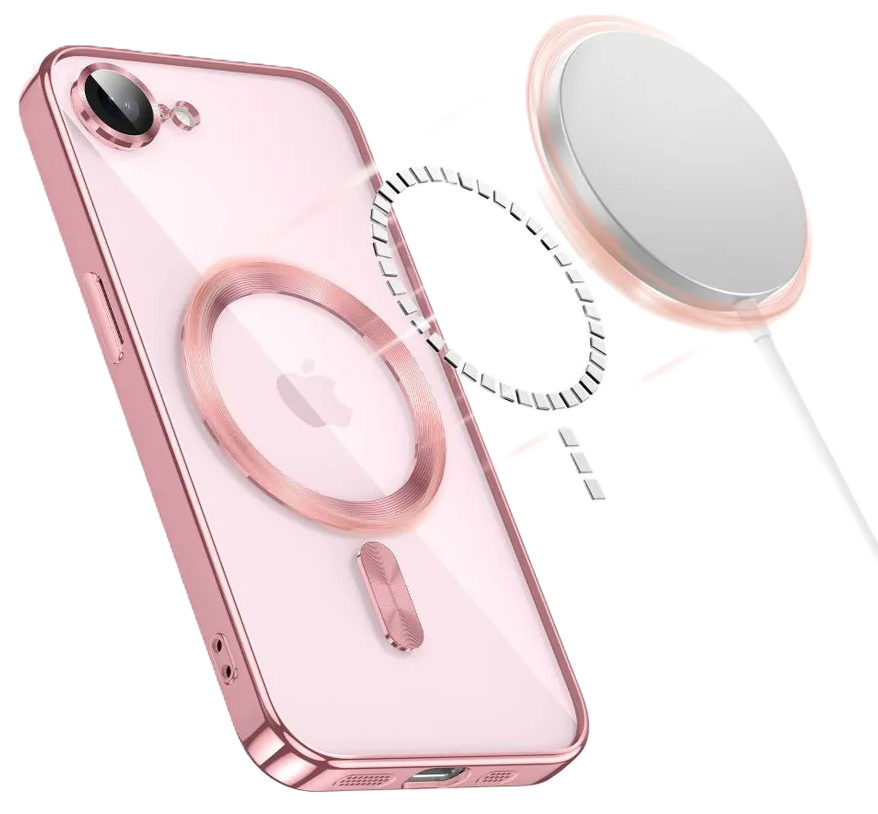 iPhone 16e / 17e MagSafe Cover Color Chrome – Rosegold
