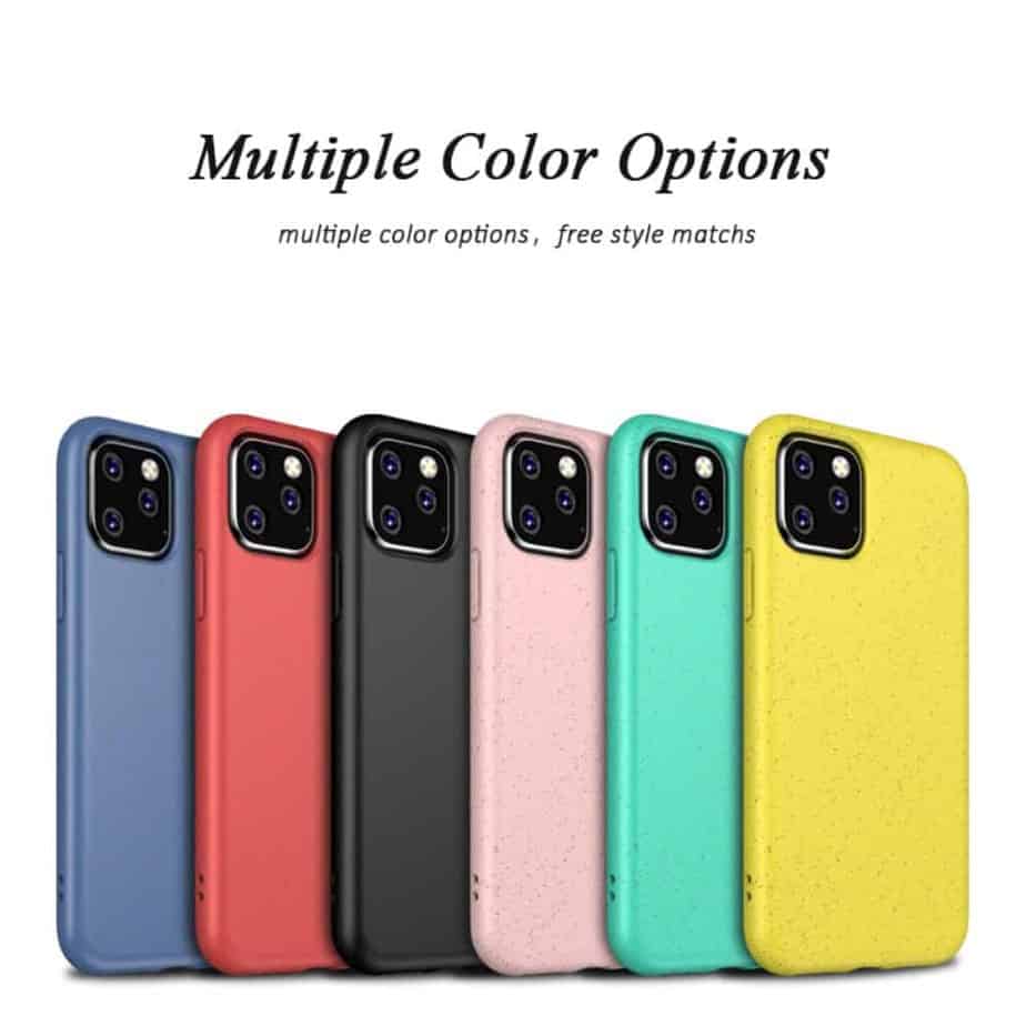 iPhone 11 Pro Cover Ansigt på baggrund – Hvid