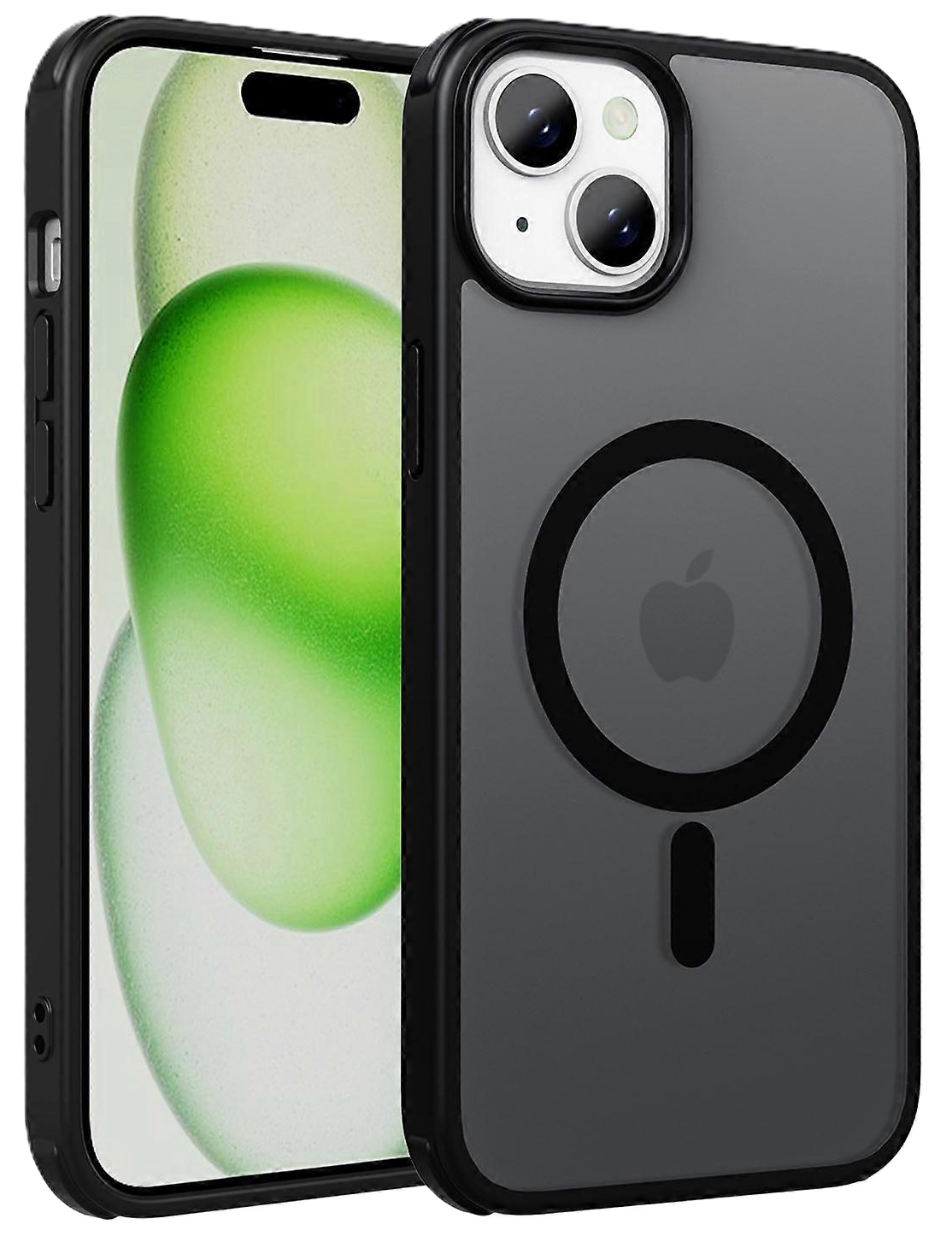 iPhone 15 Plus Cover Transperant – Sort
