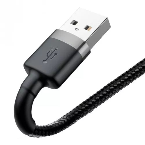 Kabel USBA/Lightning .5m GR/BK - billede 2