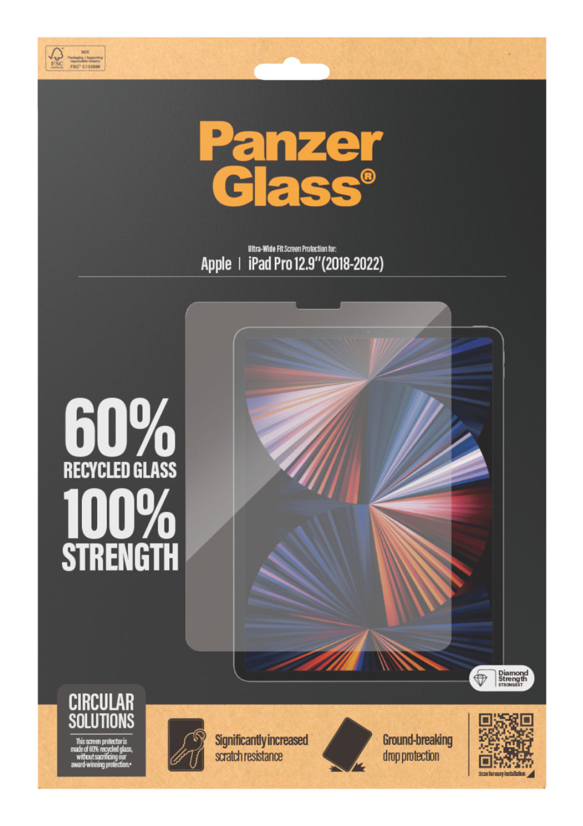 PanzerGlass Screen Protector iPad Pro 12.9'' (18-22) UWF - billede 3