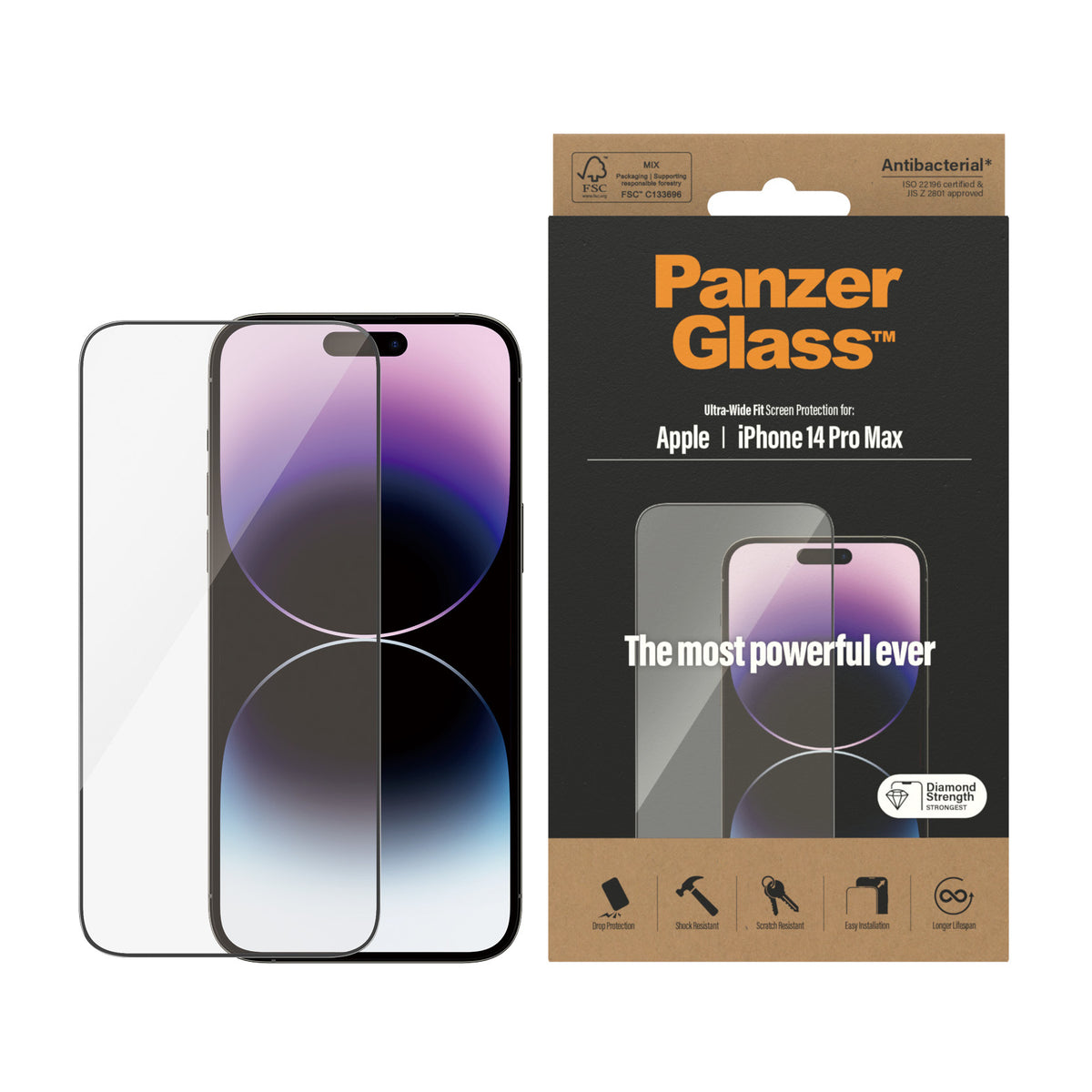 PanzerGlass iPhone 14 Pro Max UWF AB - billede 2
