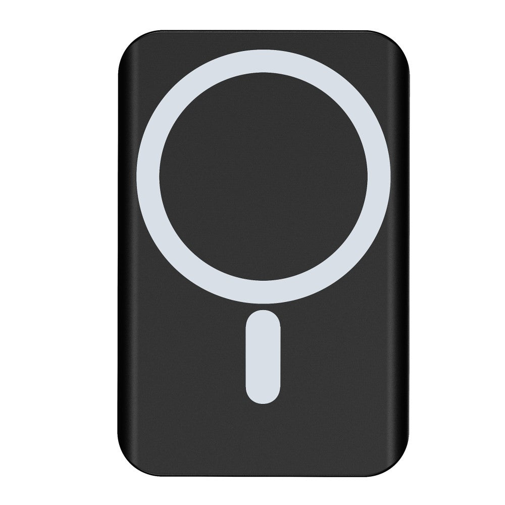 KY200 4000mAh Magnetic Power Bank Wireless Charger Portable External Battery for for iPhone 12 Series - Black