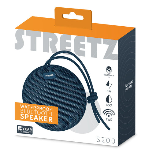 Streetz 5W IPX7 BT Blå