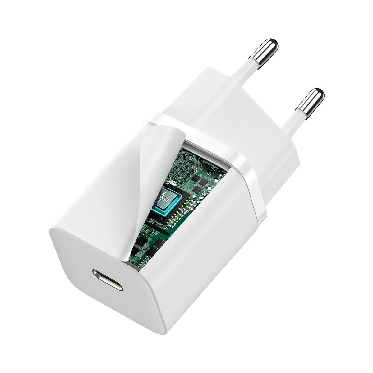 Baseus Super Si 1C 30watt charger hvid - billede 4