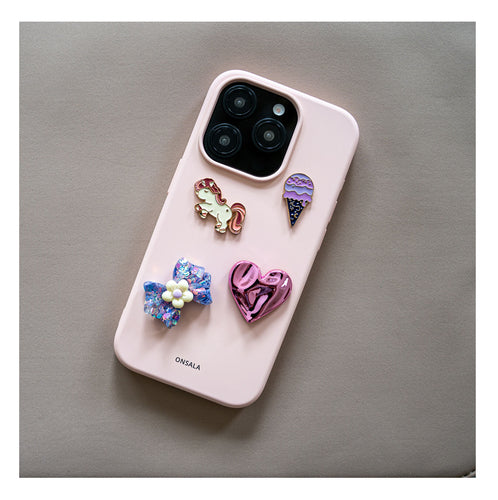 Charms Pimp Your Phone Metal og Plastik 4 stk