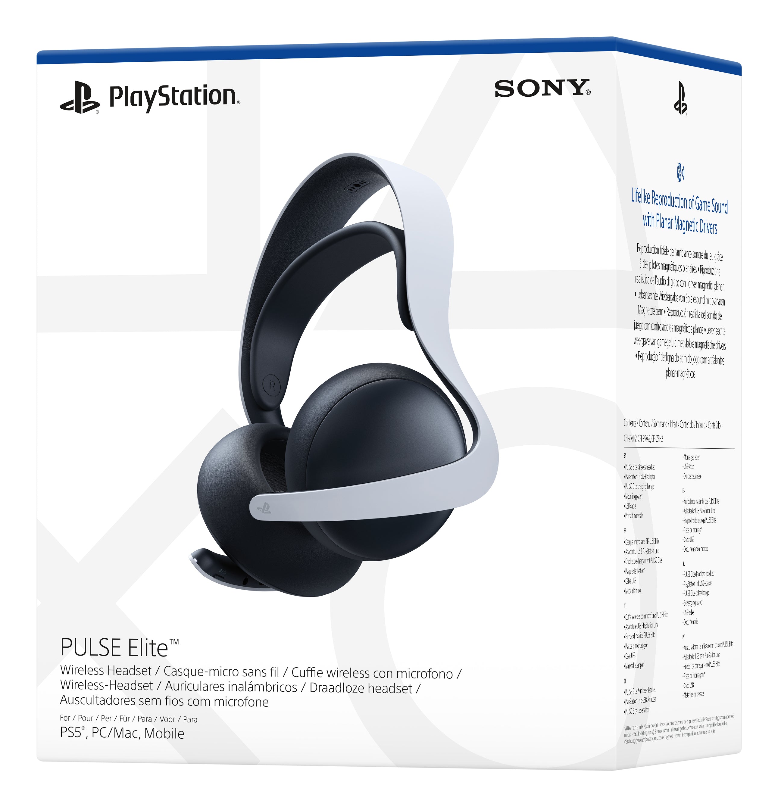 Sony PS5 Headset Pulse ELITE w - billede 8