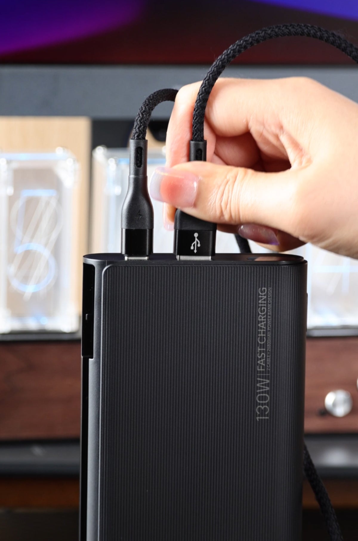 25000 mAh 100W PB USB/Lightn.