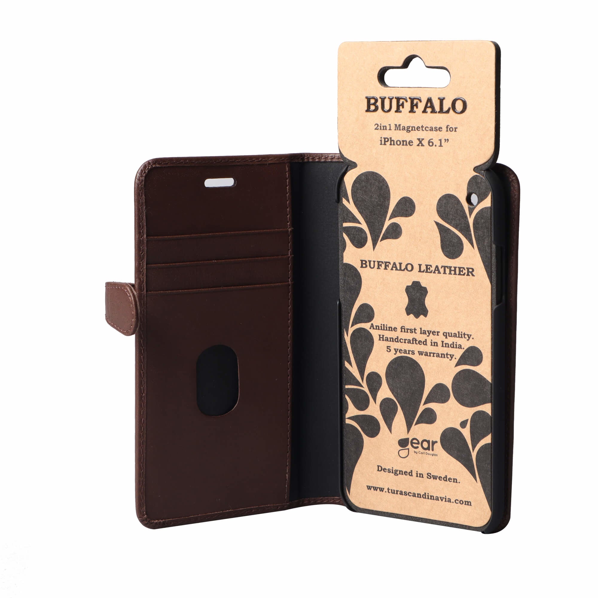 iPhone XR Cover Gear – Brun – Buffalo - billede 6