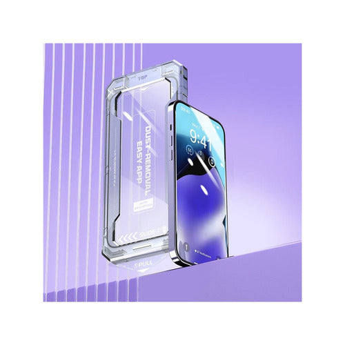 iPhone XS/ X / 11 Pro Silk Printing Screen Film Full Glue Clear Tempered Glass Screen Protector with Easy Installation Tool