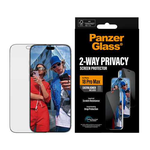 PG 2-Way Privacy Screen Prot iP18 Pro Max UWF EasyAligner