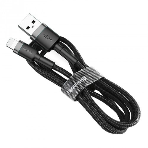BASEUS USB Cable - Cafule CALKLF-BG1 IPHONE lightning 1M 2.4A black-gray