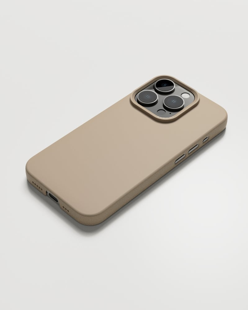 iPhone 15 Pro MagSafe Cover – Clay Beige – Nudient - billede 4
