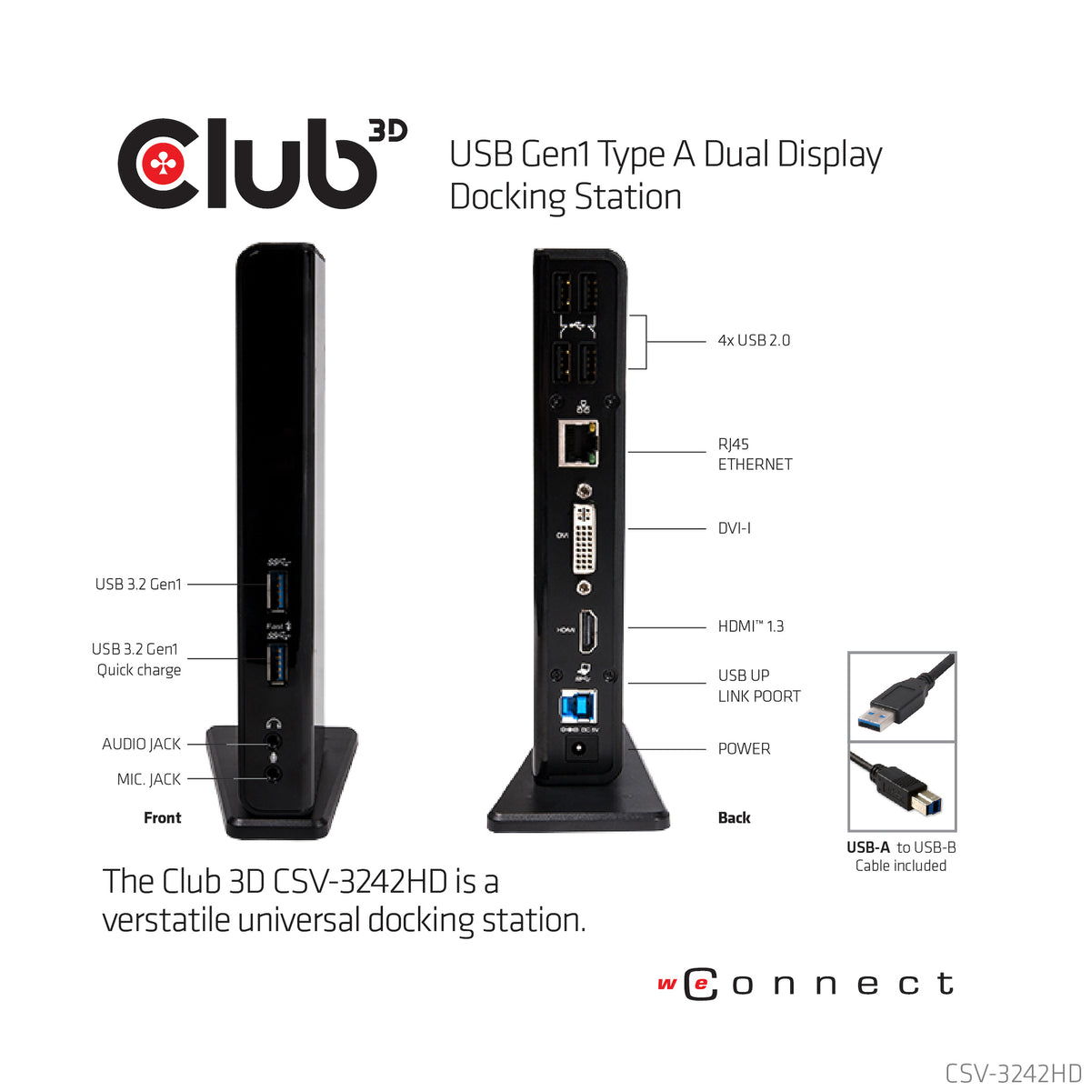 Club3D SenseVision USB 3.0 - billede 3
