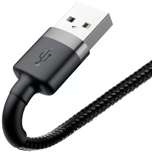 BASEUS USB Cable IPHONE lightning 2M 1.5A black-grey - billede 3