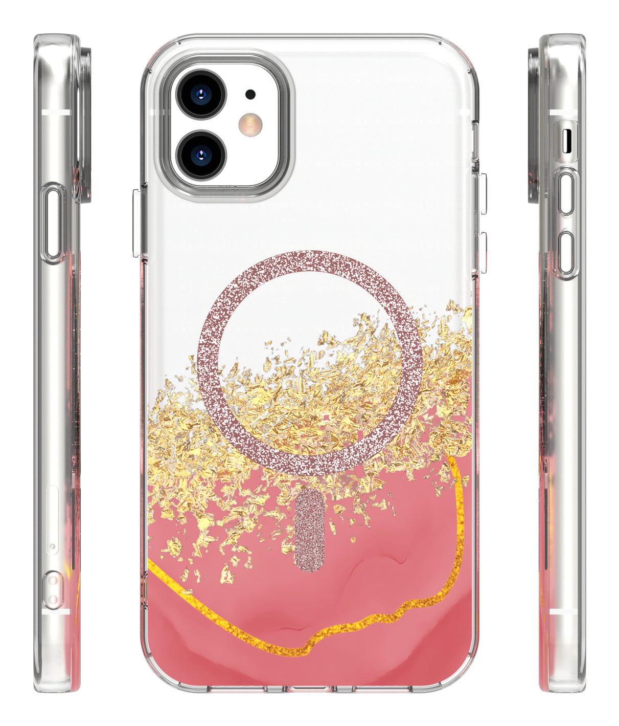 iPhone 11 MagSafe Cover Epoxy Mag – Pink - billede 2