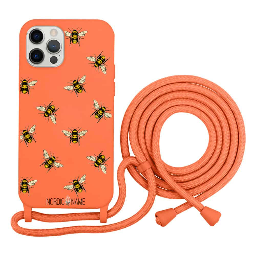 iPhone 13 Pro Silicone Cover Med Snor Bier