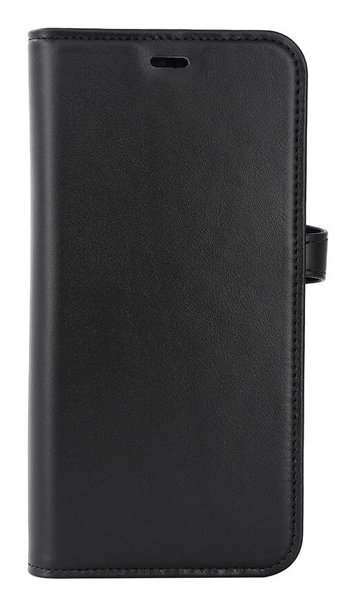 iPhone 15 Pro Max Læder Cover med kortholder 2in1 3 Magserie – Sort – Buffalo