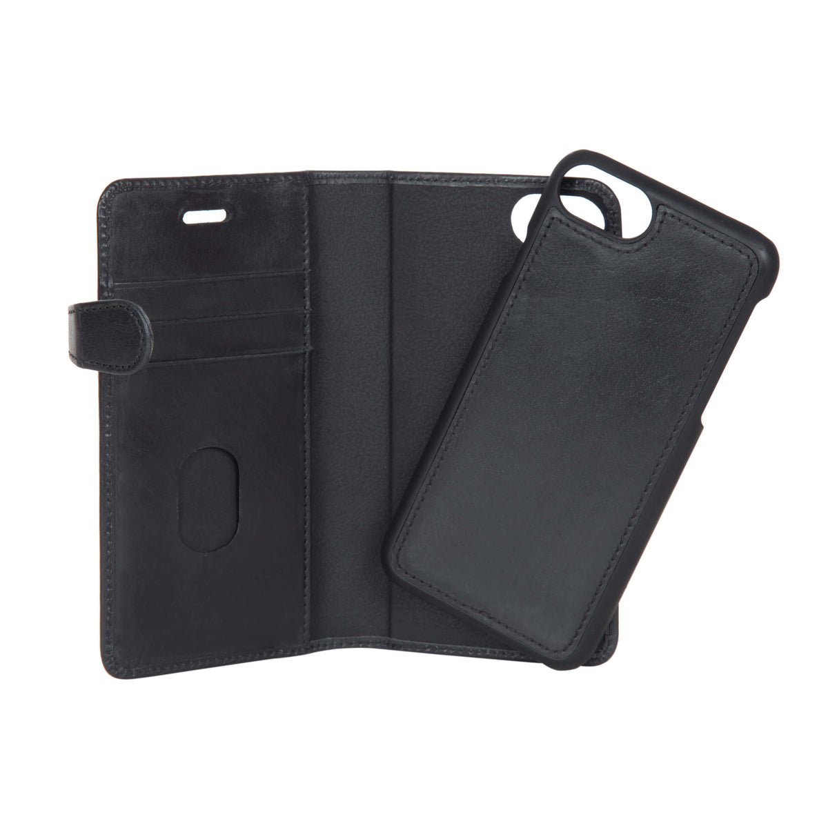 iPhone 6/7/8/SE Læder Wallet Flip Cover Gear – Sort – Buffalo - billede 5