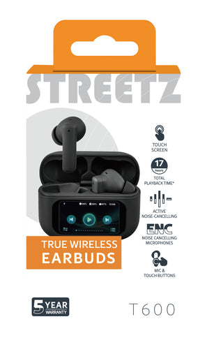 T600 TWS in-ear LCD ANC ENC BK