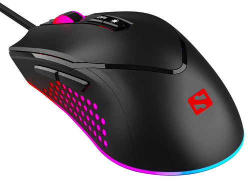 Sandberg Azazinator 6400 Gaming Mouse, Black
