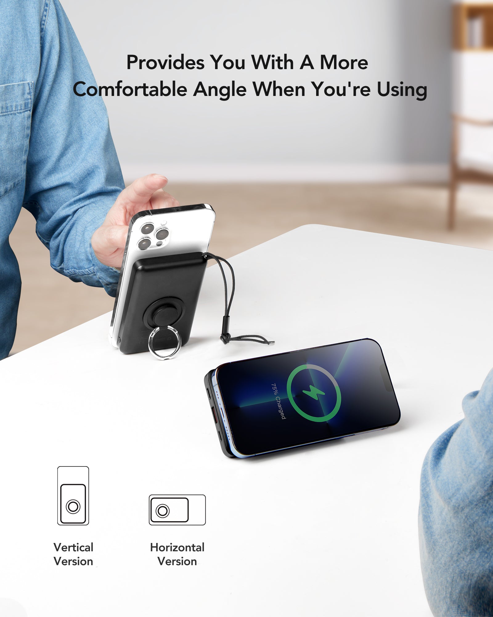 Magon 10000 mAh Magnetic - White