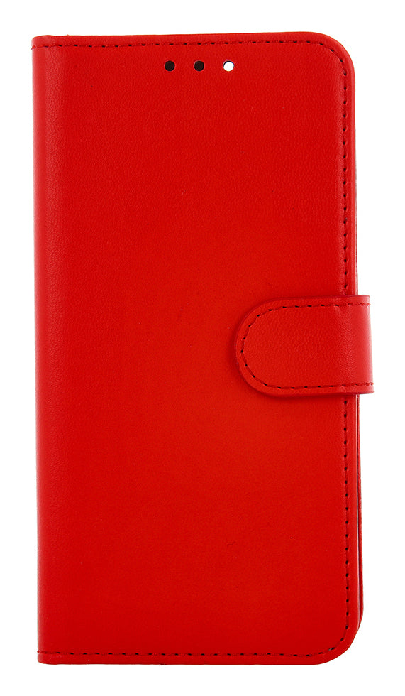 iPhone 16e / 17e Wallet Flip Cover Smart Classic – Rød - billede 3