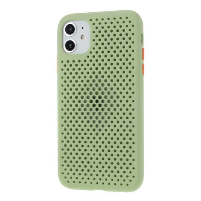 iPhone 11 Cover Varmeudslip Lysegrøn - billede 2